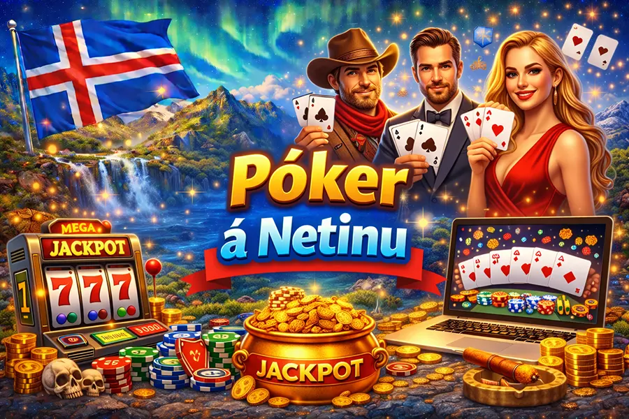 Póker á Netinu - Strategía og Spenna